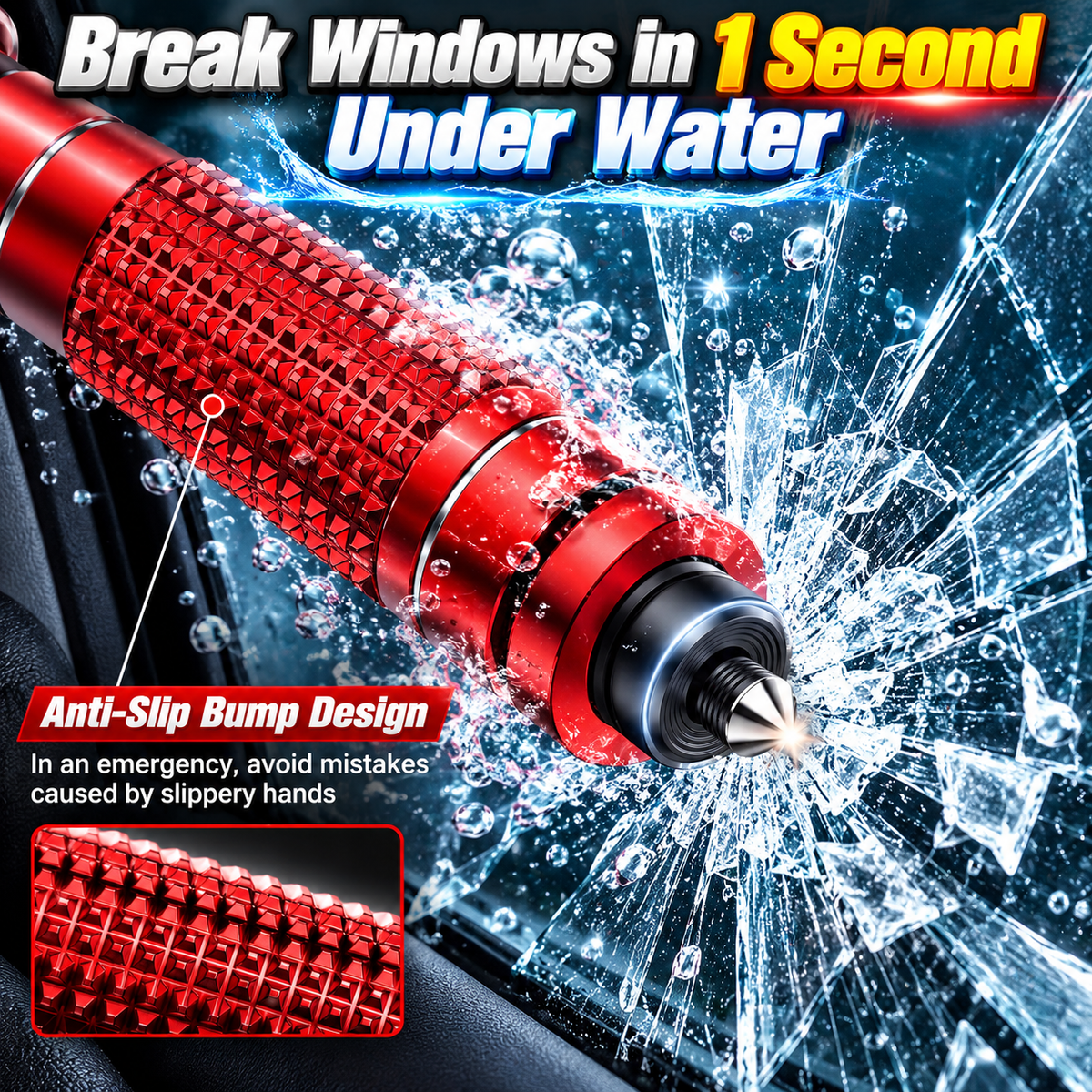Safe Hammer Glass Breaker