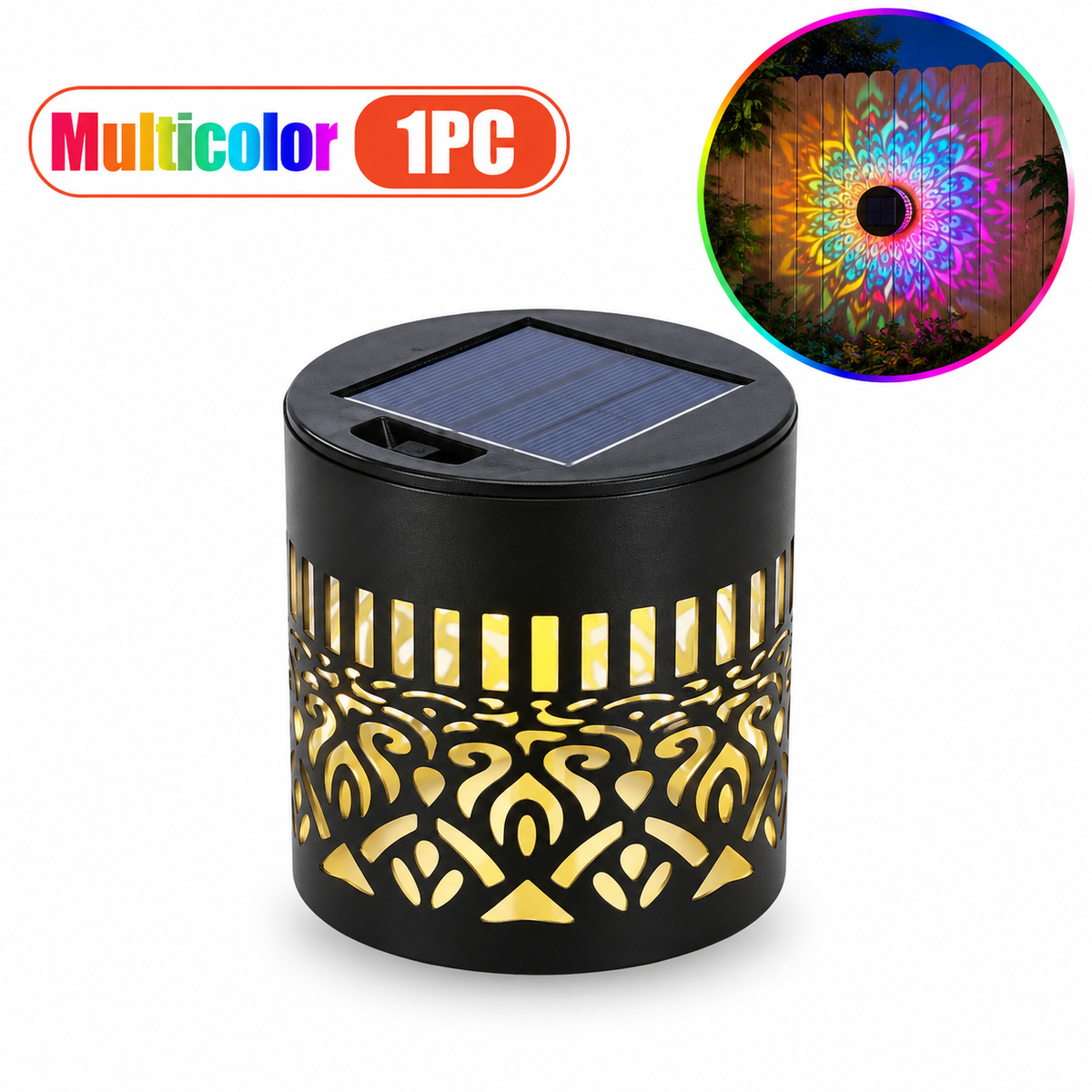 Solar Projection Garden Light