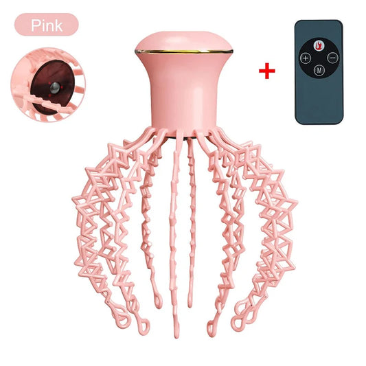 Wireless Electric Head Massager - 12 Claws