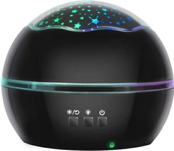 2-in-1 Rotating Star Projector Night Lights