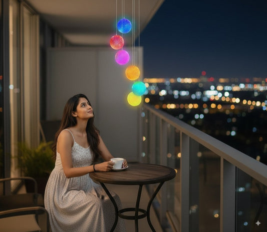 LED Solar Wind Chimes