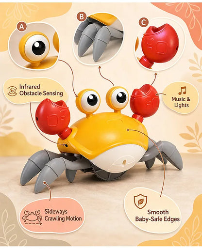 Escape Crab Toy with Obstacle Sensor - Crawling