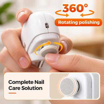 2 in 1 Electric Nail Clipper with Polisher