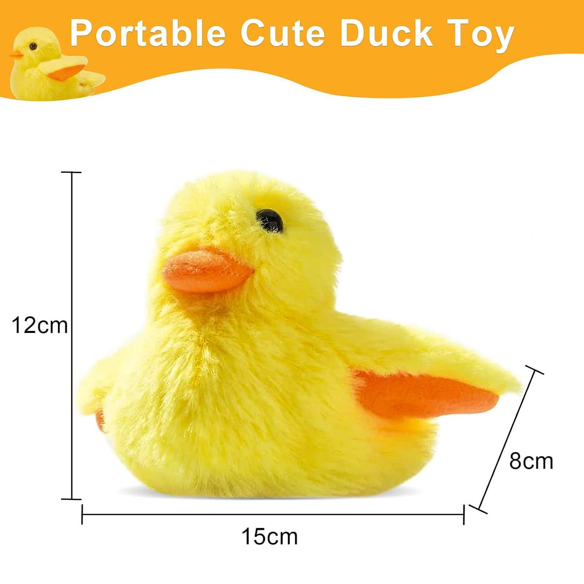 Interactive Electric Duck Toy for Cats
