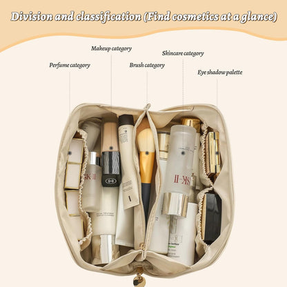 Large Travel Cosmetic Bag - Portable