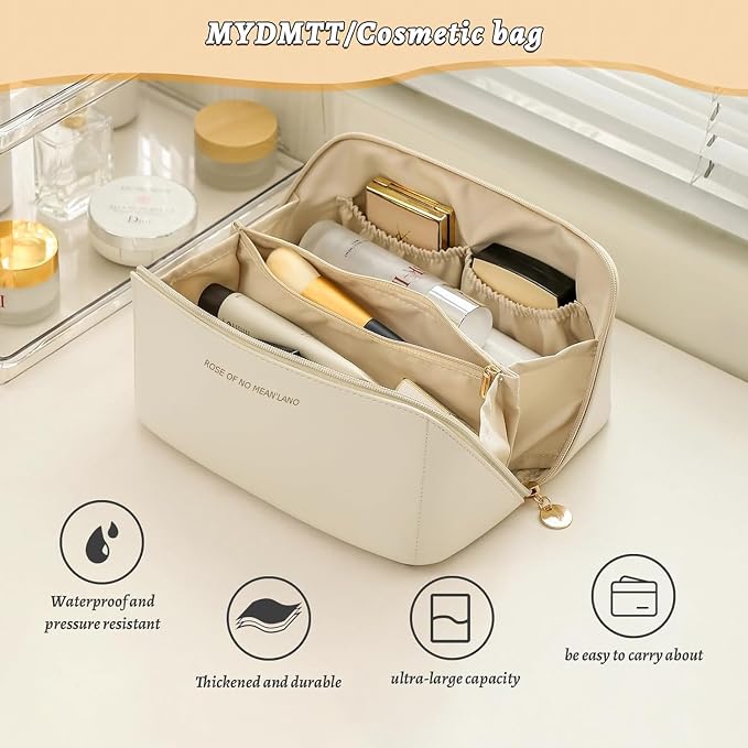 Large Travel Cosmetic Bag - Portable