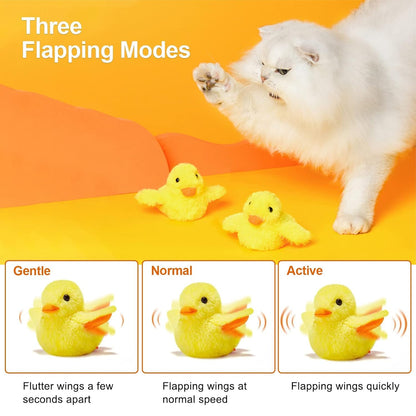 Interactive Electric Duck Toy for Cats