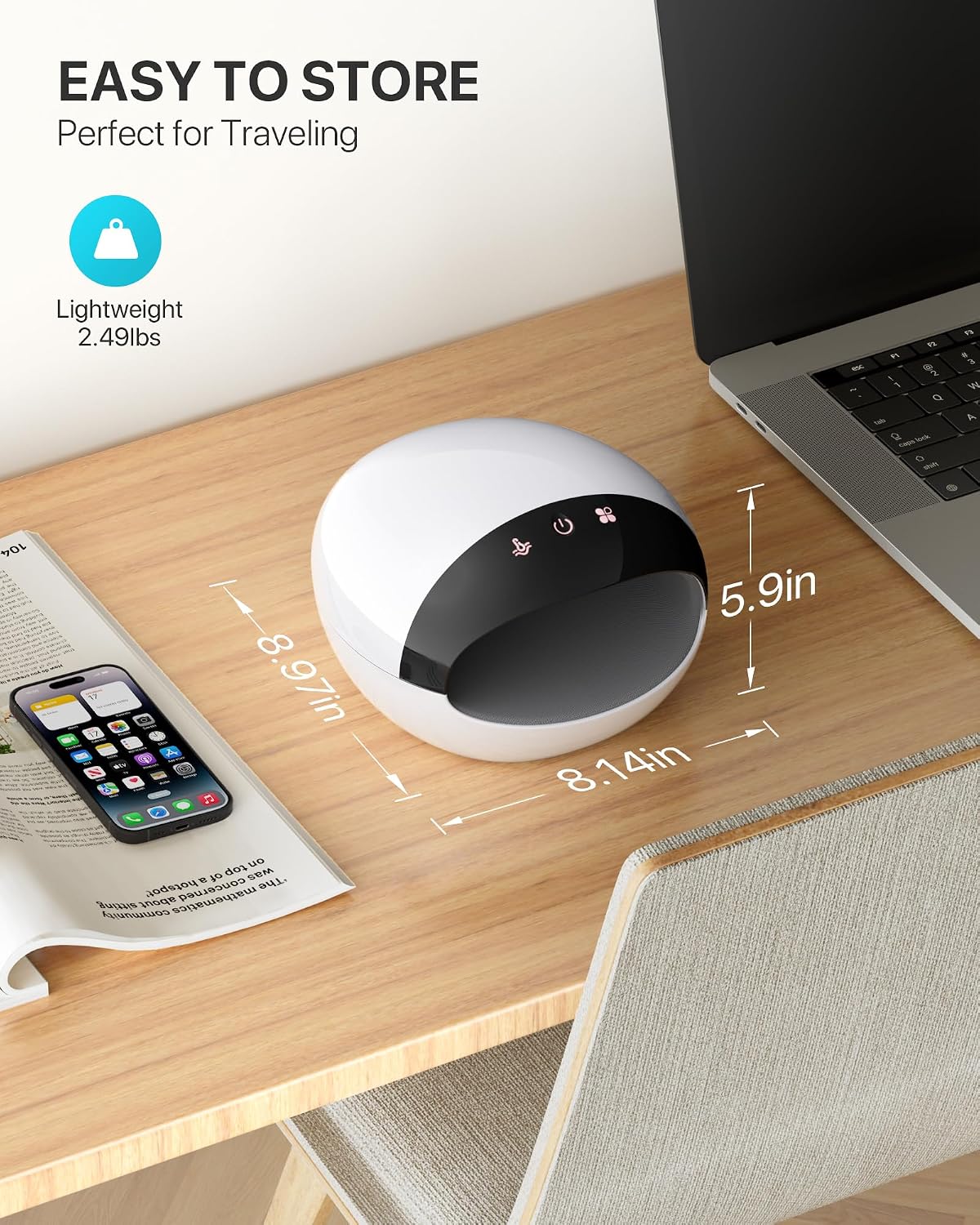 Rechargeable Hand Massager - Portable