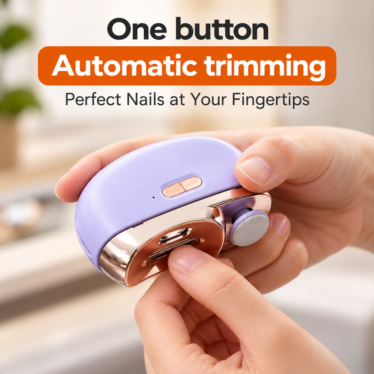 2 in 1 Electric Nail Clipper with Polisher