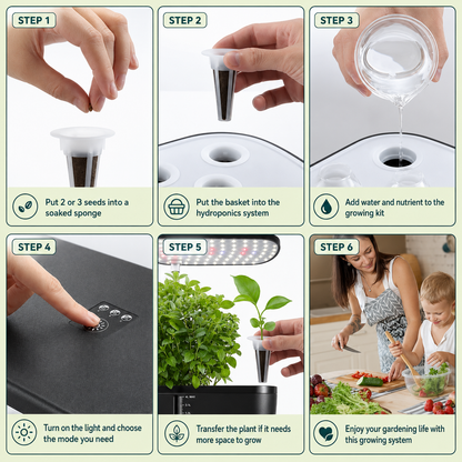 12 Pods Hydroponics Growing System