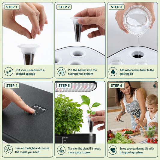 12 Pods Hydroponics Growing System