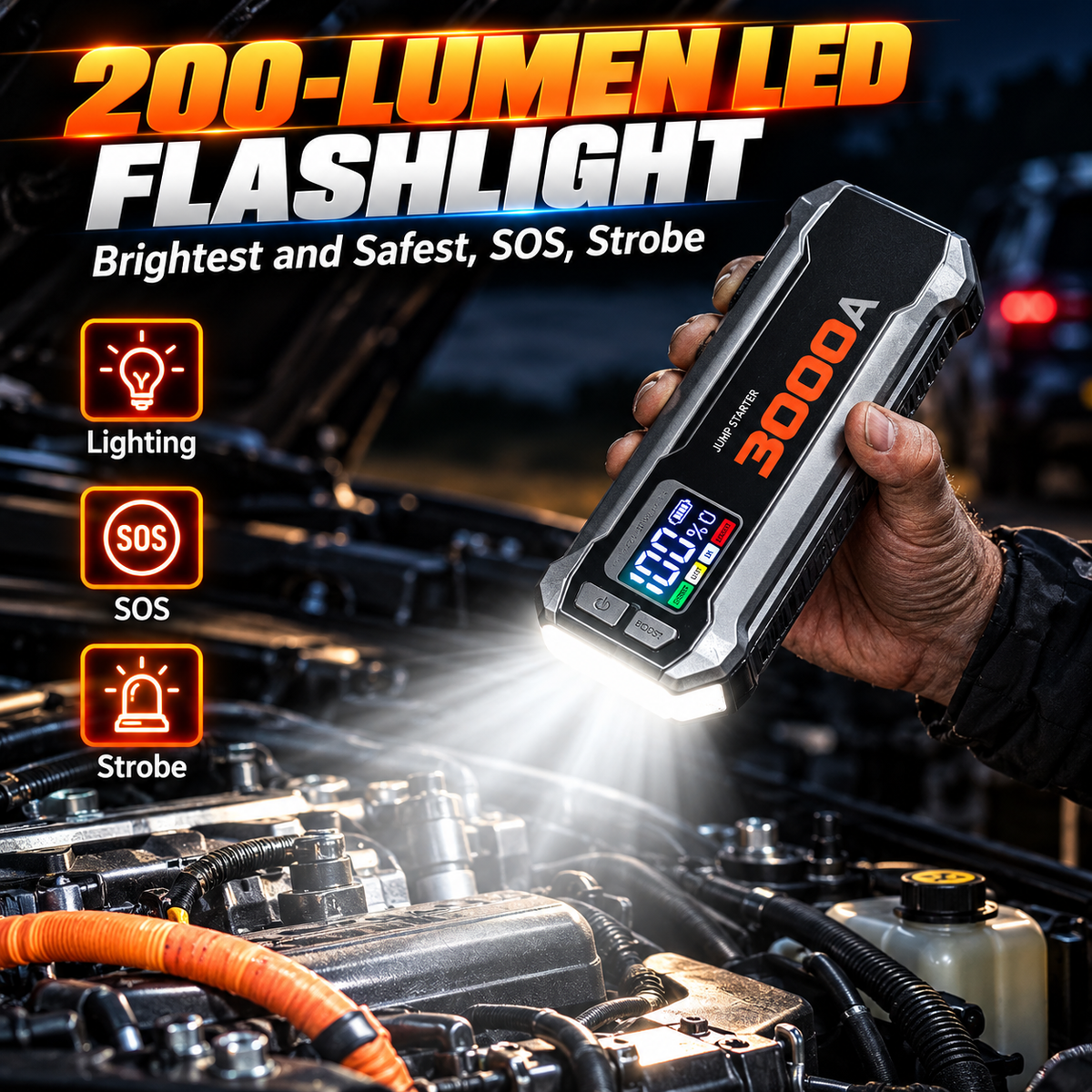 3000A Jump Starter