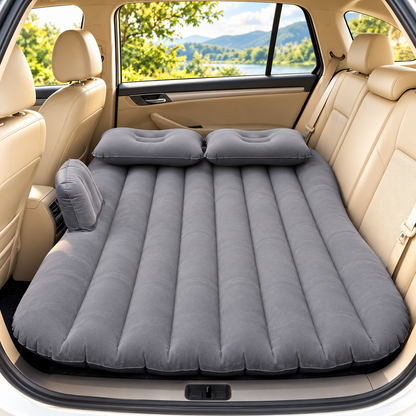 Inflatable Car Air Mattress Back Seat Bed with Air Pump