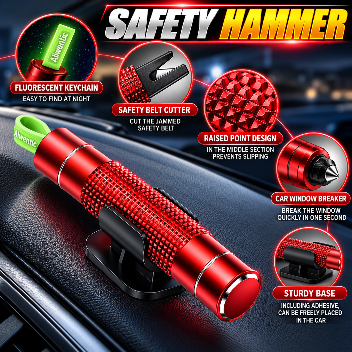 Safe Hammer Glass Breaker