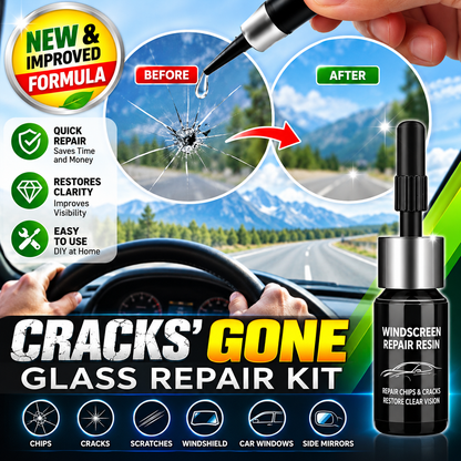 Car glass window liquid nano repair kit