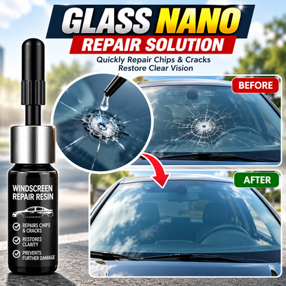Car glass window liquid nano repair kit