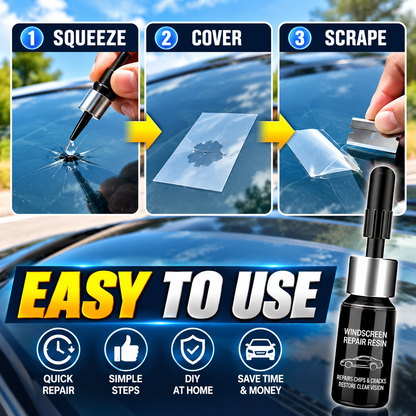 Car glass window liquid nano repair kit
