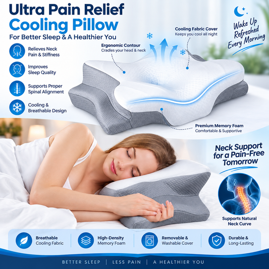 Ultra Pain Relief Cooling Pillow