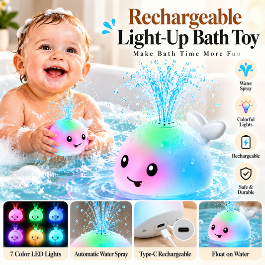 Rechargeable Light-Up Bath Toy