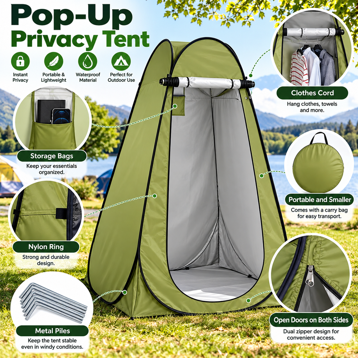 Pop-Up Privacy Tent