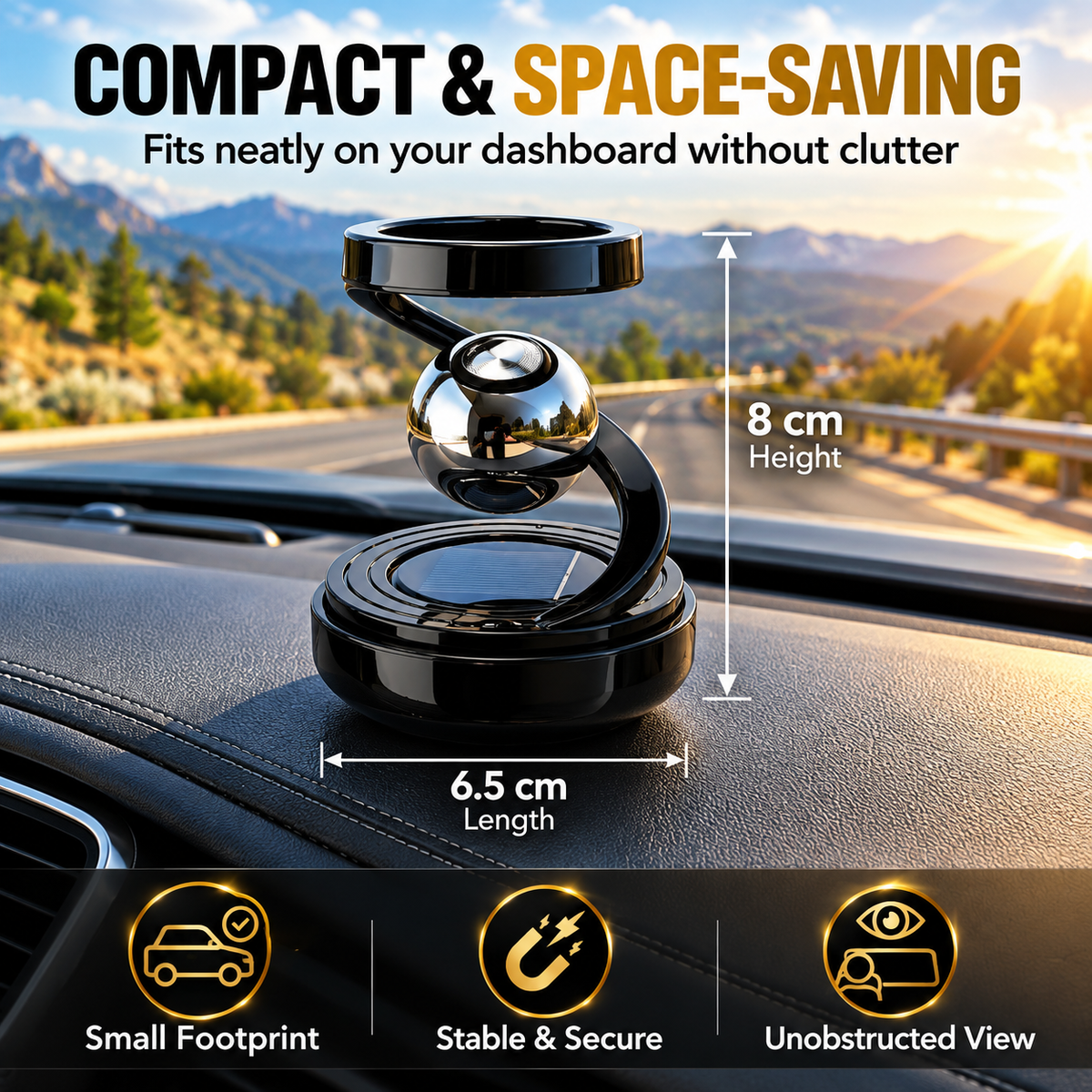Solar Powered Car Air Diffuser