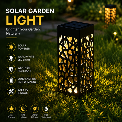 Solar Powered Waterproof Vintage Garden Light