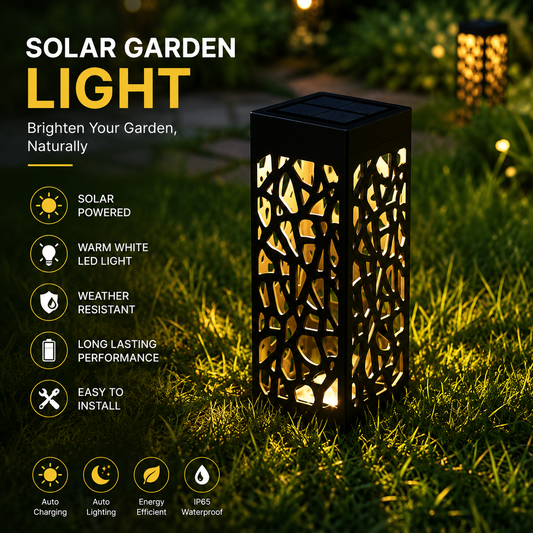 Solar Powered Waterproof Vintage Garden Light