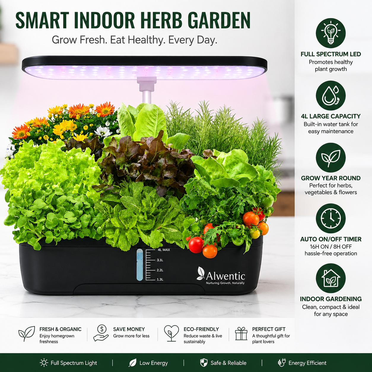 12 Pods Hydroponics Growing System