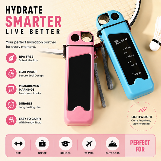 Plastic Leak-Proof Water Bottle - 350ml