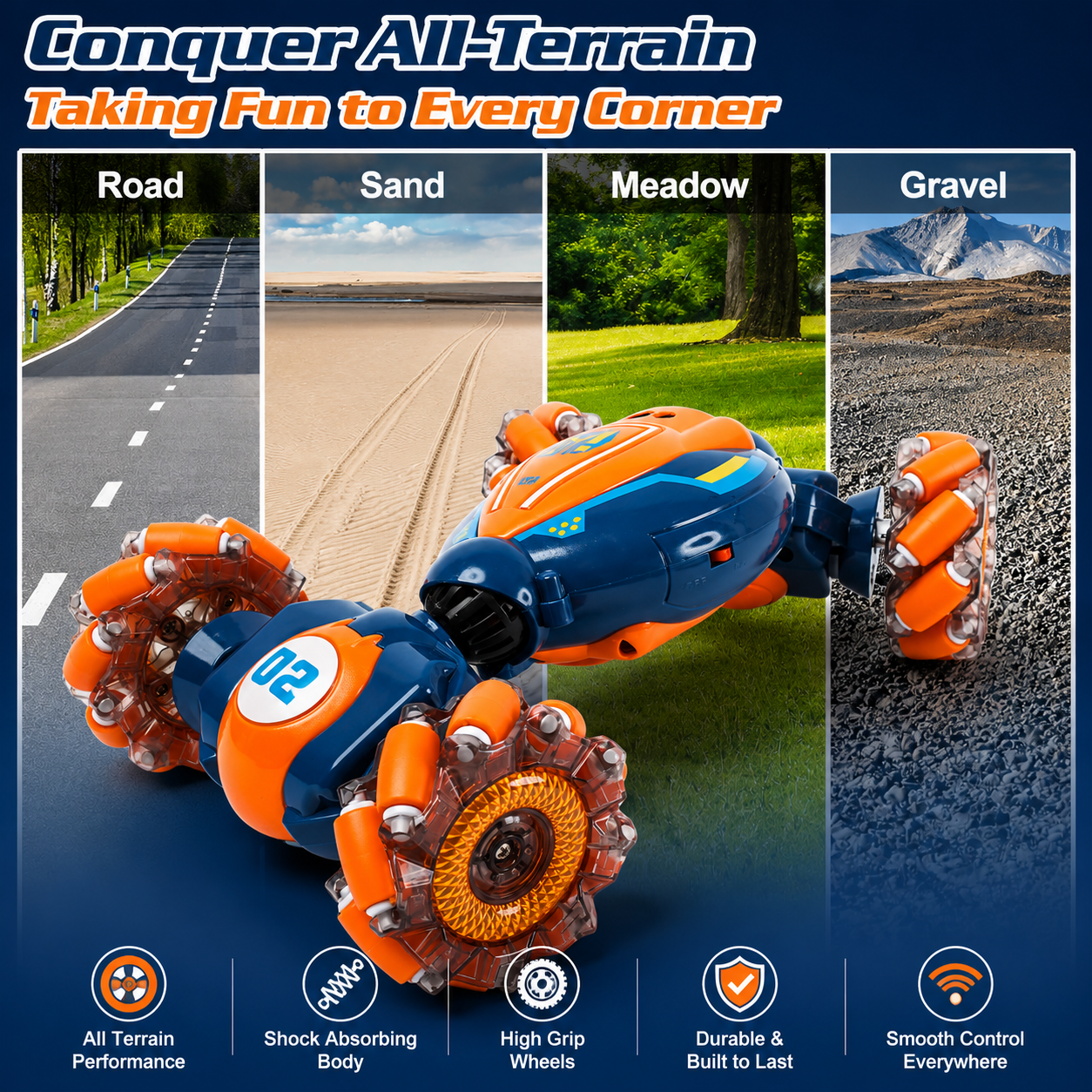 Gesture Sensing RC Stunt Car