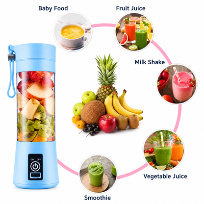 USB Portable Juicer - 6 Blades