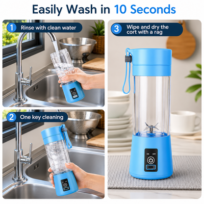 USB Portable Juicer - 6 Blades