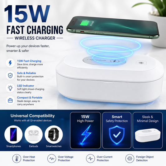 Mobile Phone Wireless Charger - 15W