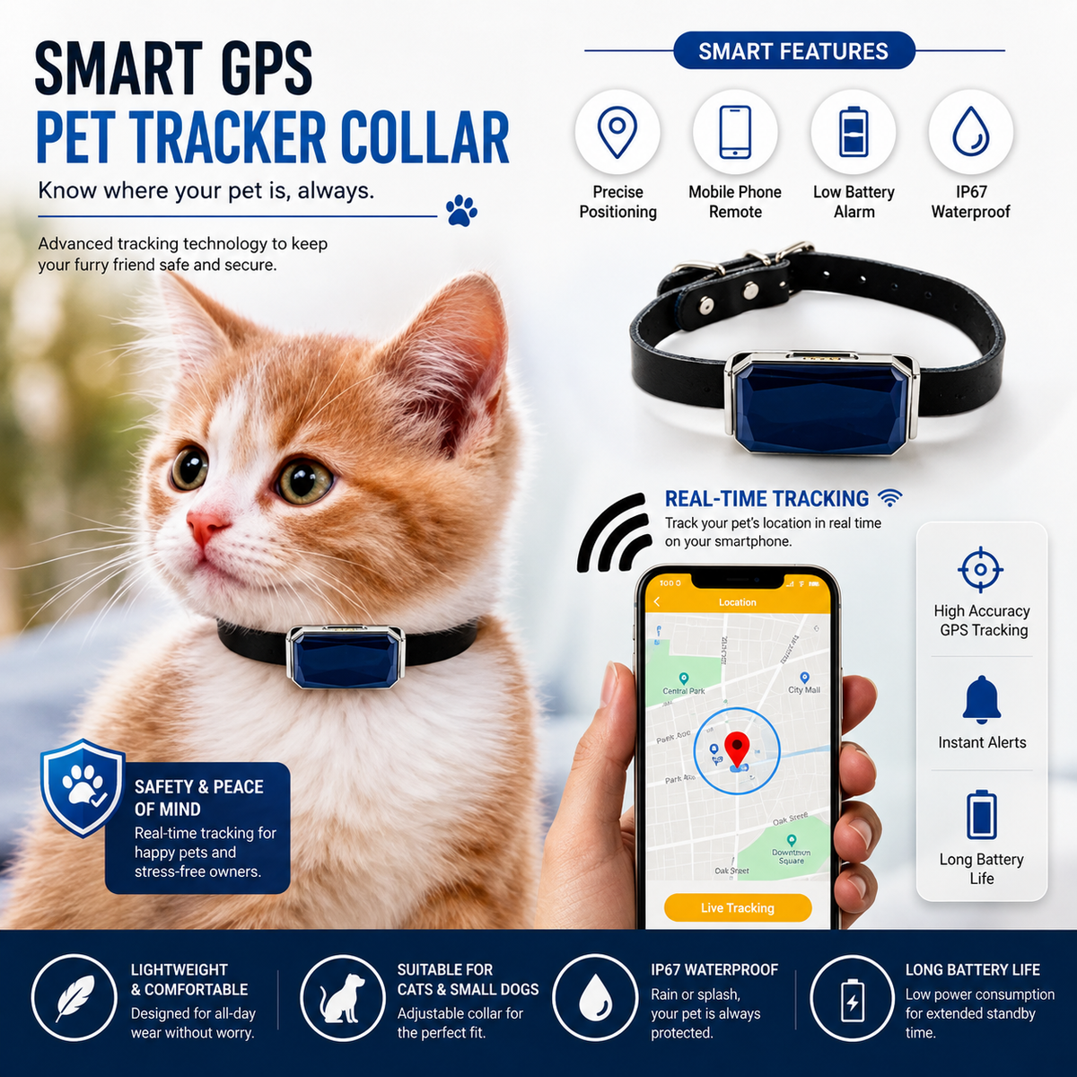 Mini GPS Tracker - G12 GSM Wifi LBS