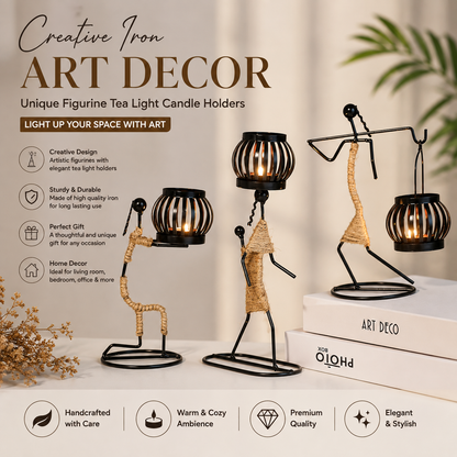 Nordic Metal Candlestick