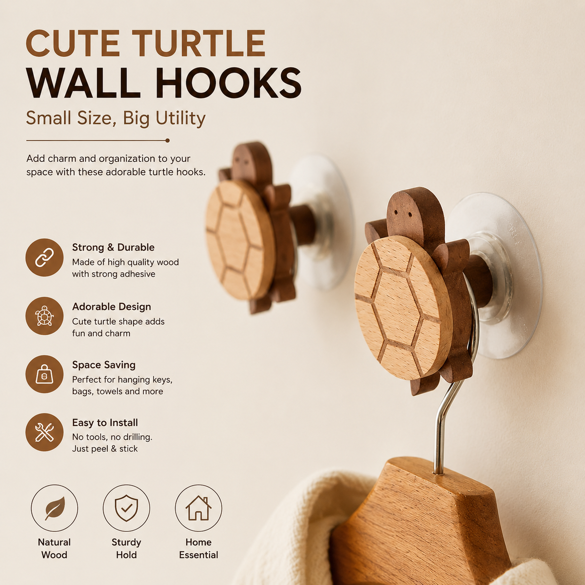 Solid Wood Hook Kitchen