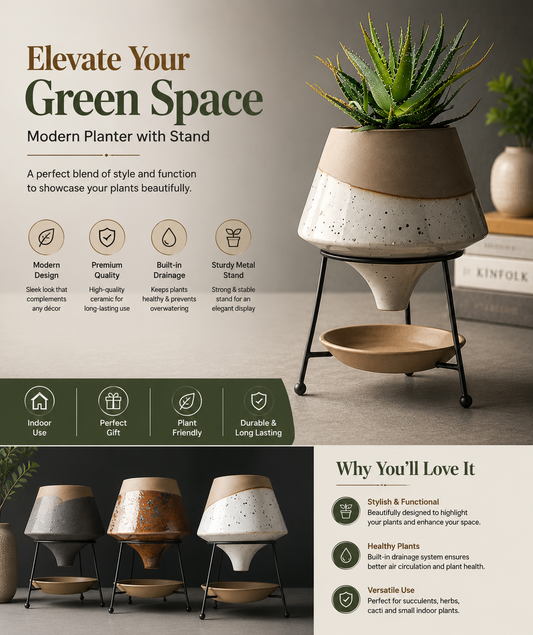 Creative Ceramic Flowerpot