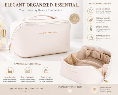 Large Travel Cosmetic Bag - Portable
