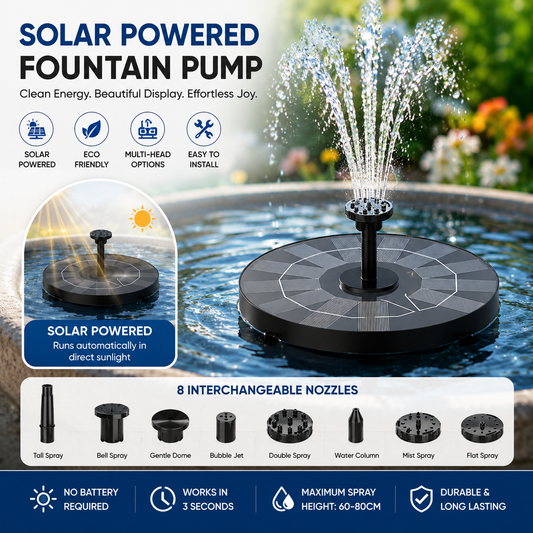 Solar Powered Fountain