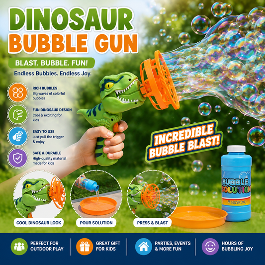 Dinosaur Bubble Gun
