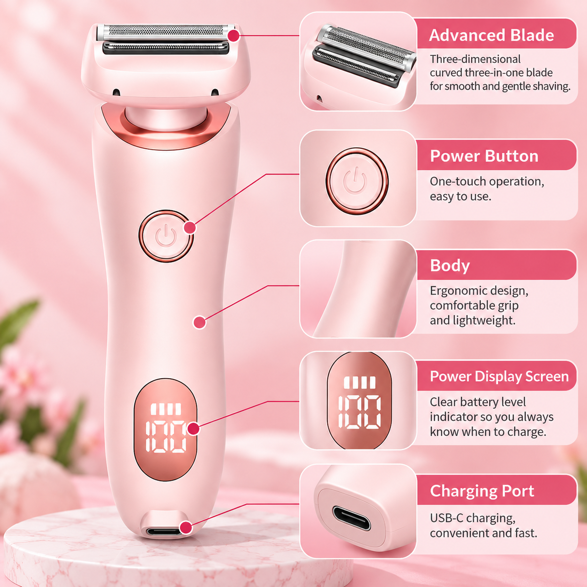 Multi-functional Shaver for Women