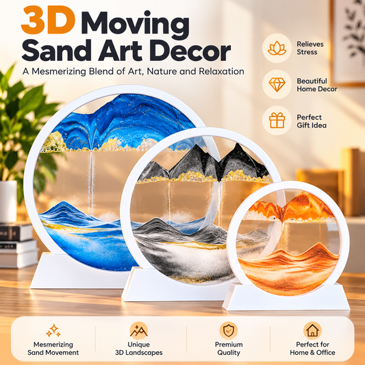 3D Moving Sand Art Decor