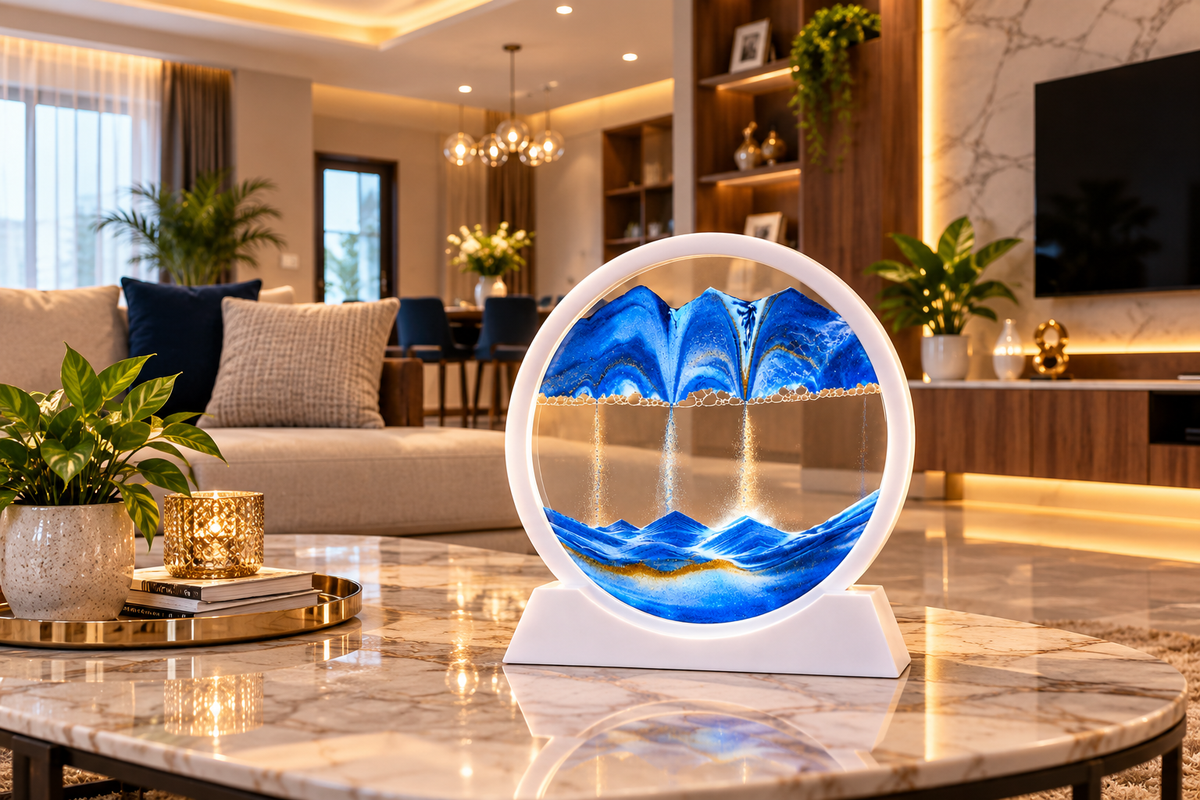 3D Moving Sand Art Decor