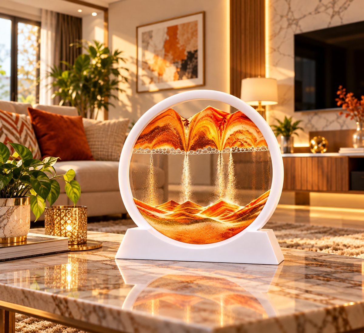 3D Moving Sand Art Decor
