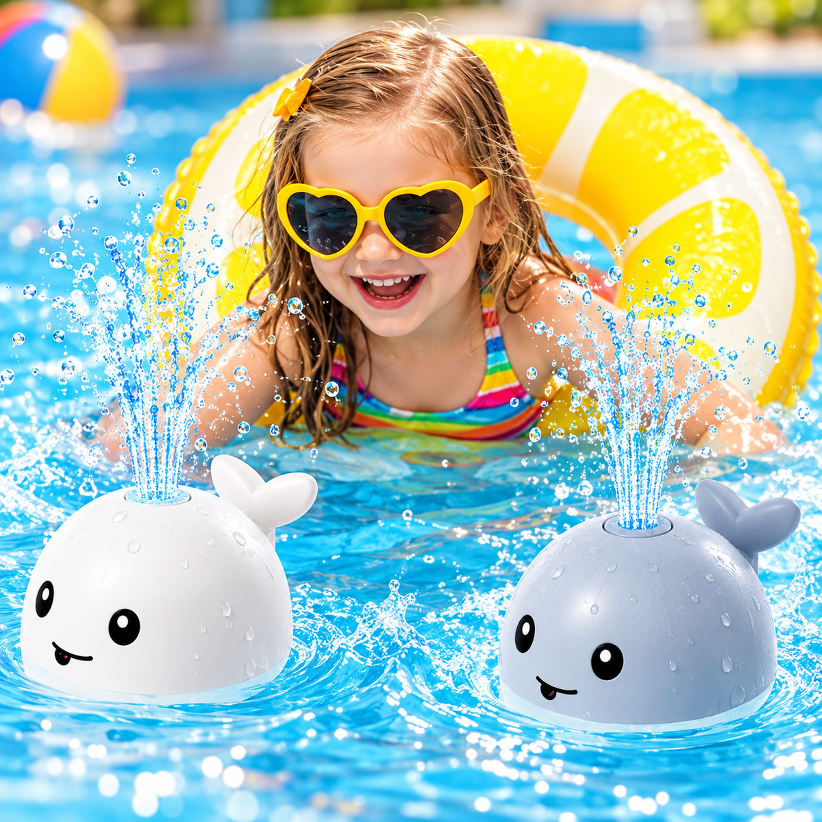 Rechargeable Light-Up Bath Toy