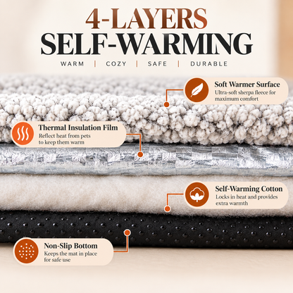Self-Heating Pet Pad