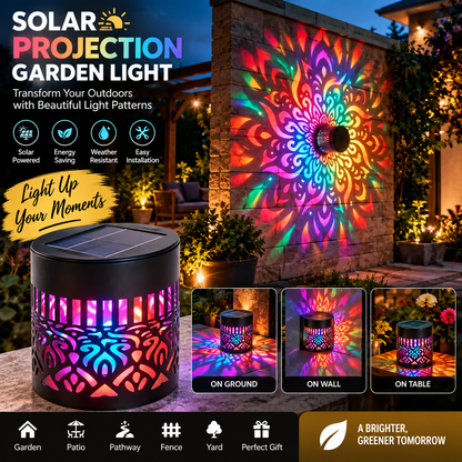 Solar Projection Garden Light