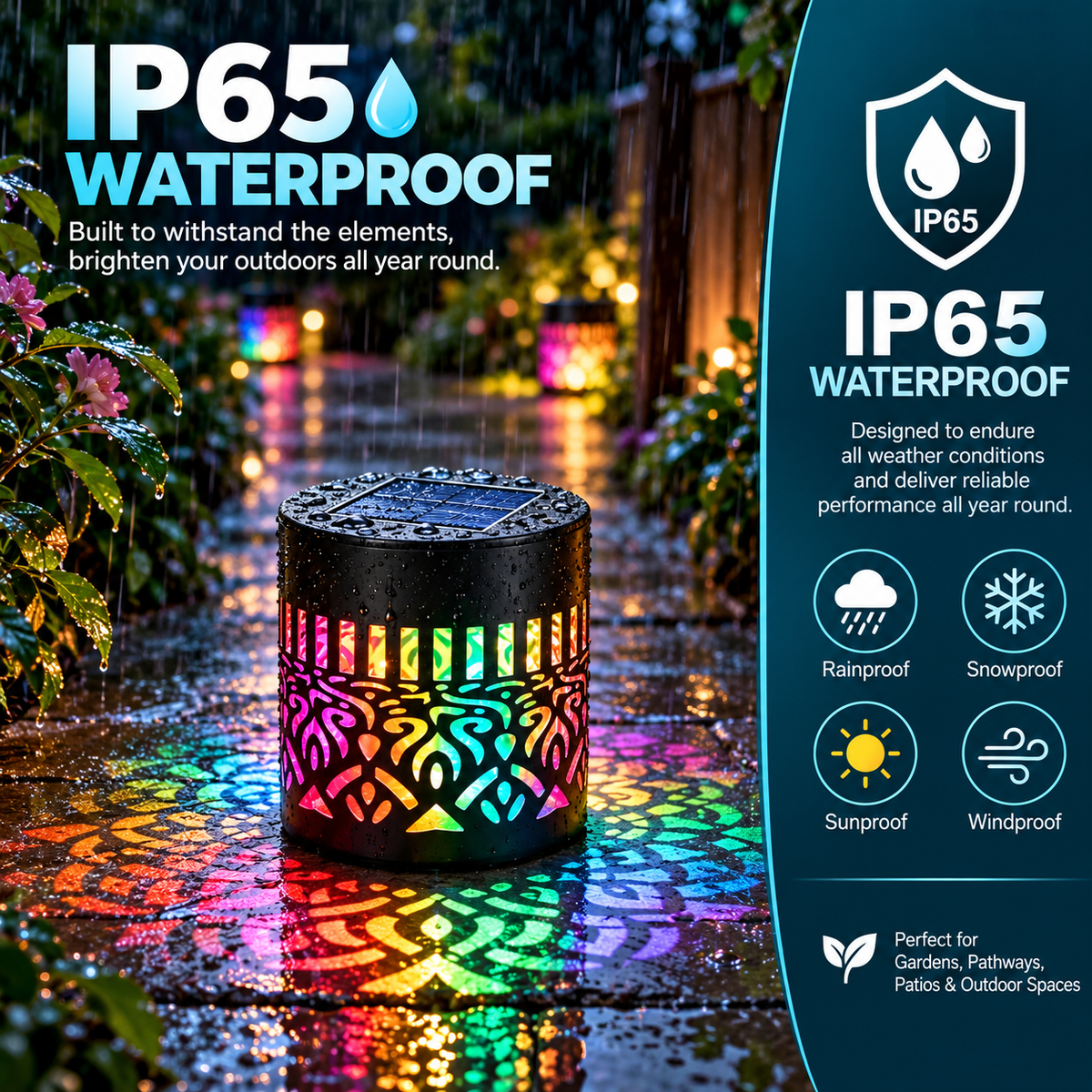 Solar Projection Garden Light