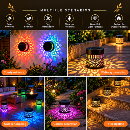 Solar Projection Garden Light