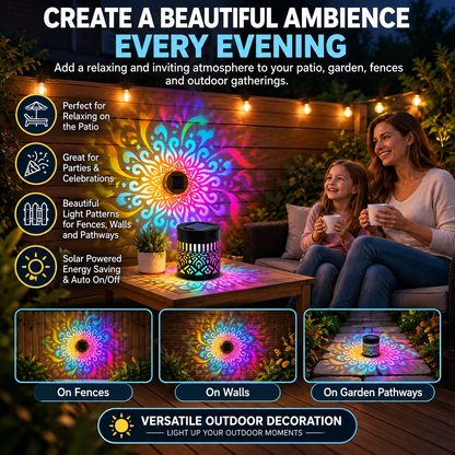 Solar Projection Garden Light
